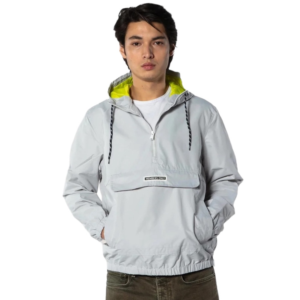 Members Only Solid Popover Jacket - image 1
